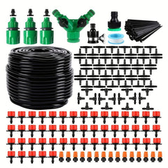 164Ft DIY Drip Irrigation System for Garden, Save Time & Water