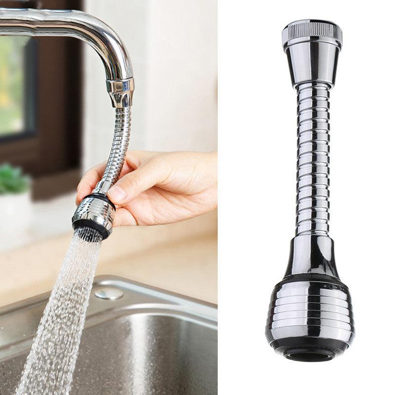 360 Rotatable Bubbler High Pressure Faucet Extender Water Saving