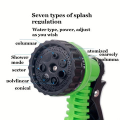 High Pressure Car Wash Water Gun Telescopic Hose 3 Times Telescopic Water Hose