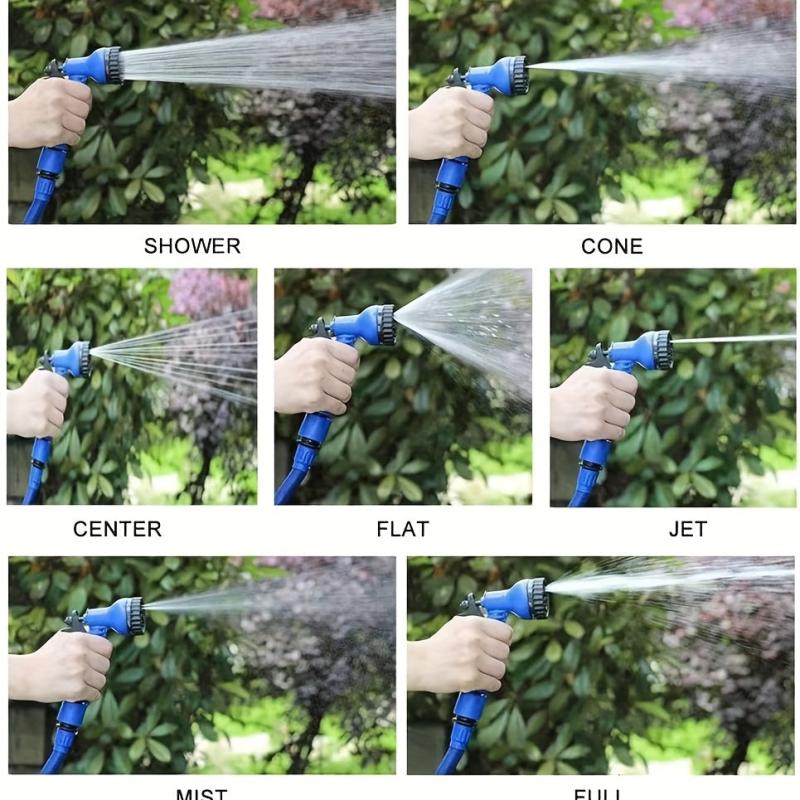 Expandable Garden Hose Flexiable Water Hose With 7 Function Nozzle
