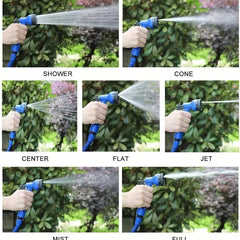 Expandable Garden Hose Flexiable Water Hose With 7 Function Nozzle