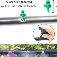 Refraction Atomization Micro Sprinkler 360u00b0 PE Pipe Irrigation