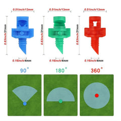 Refraction Atomization Micro Sprinkler 360u00b0 PE Pipe Irrigation