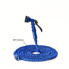 50ft Expandable Garden Water Hose w/ 7 Nozzles