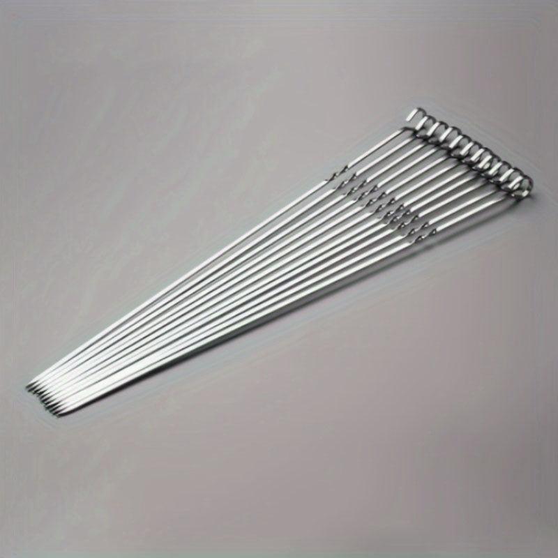 Stainless Steel Kabob Skewers for Lamb Skewers Rotisserie Accessories