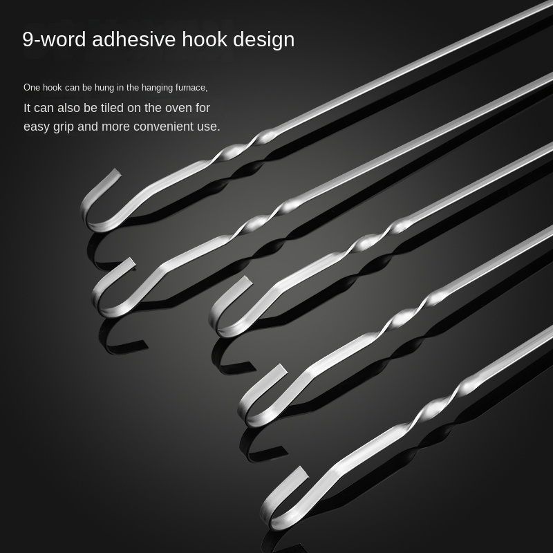 Stainless Steel Kabob Skewers for Lamb Skewers Rotisserie Accessories