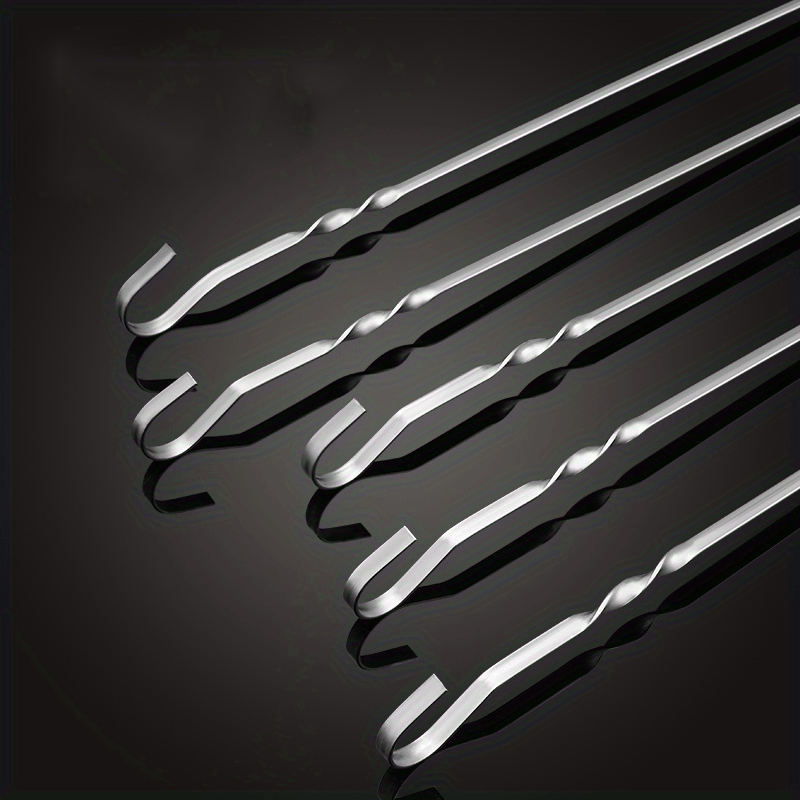 Stainless Steel Kabob Skewers for Lamb Skewers Rotisserie Accessories