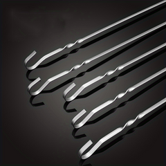 Stainless Steel Kabob Skewers for Lamb Skewers Rotisserie Accessories