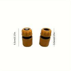 3 Piece Garden Hose Fitting Set Tap Connector Valve Sprinkler Nozzle