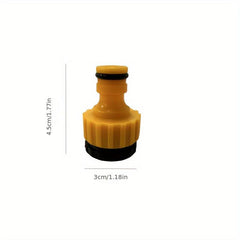 3 Piece Garden Hose Fitting Set Tap Connector Valve Sprinkler Nozzle