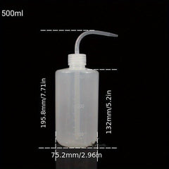 Plastic Lab Squeeze Bottle with Narrow Mouth & Scale Labels