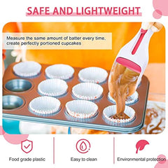 1pc Cupcake Scoop BPA Batter Dispenser Measuring Function Equal Amounts