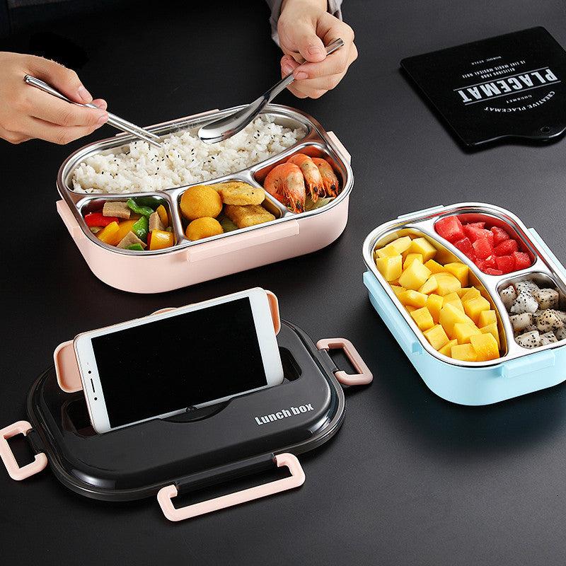 304 Stainless Steel Lunch Box for College Dorms Bento Boxes
