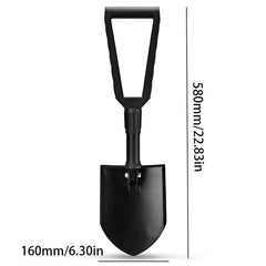 Foldable Gardening Shovel Tri Fold Entrentching Tool Folding Camping Shovel
