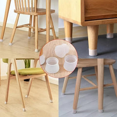 20pcs Silicone Chair Leg Protectors Anti Slip Pads for Furniture Chair Legs