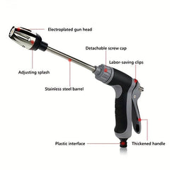 Flex Garden Hose High Pressure Car Wash Pipe Spray Gun Cleaning Nozzle