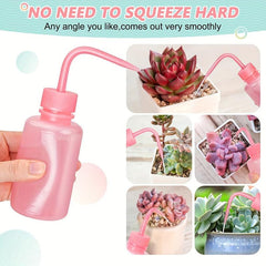 2pcs Tattoo Squeeze Bottle Mini 5oz Easy Carry Eyelash Water Bottle