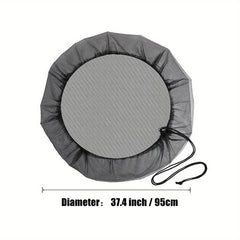 Rain Barrel Mesh Cover Filter Screen with Drawstring, 70 Characters Limit