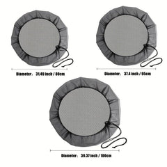 Rain Barrel Mesh Cover Filter Screen with Drawstring, 70 Characters Limit