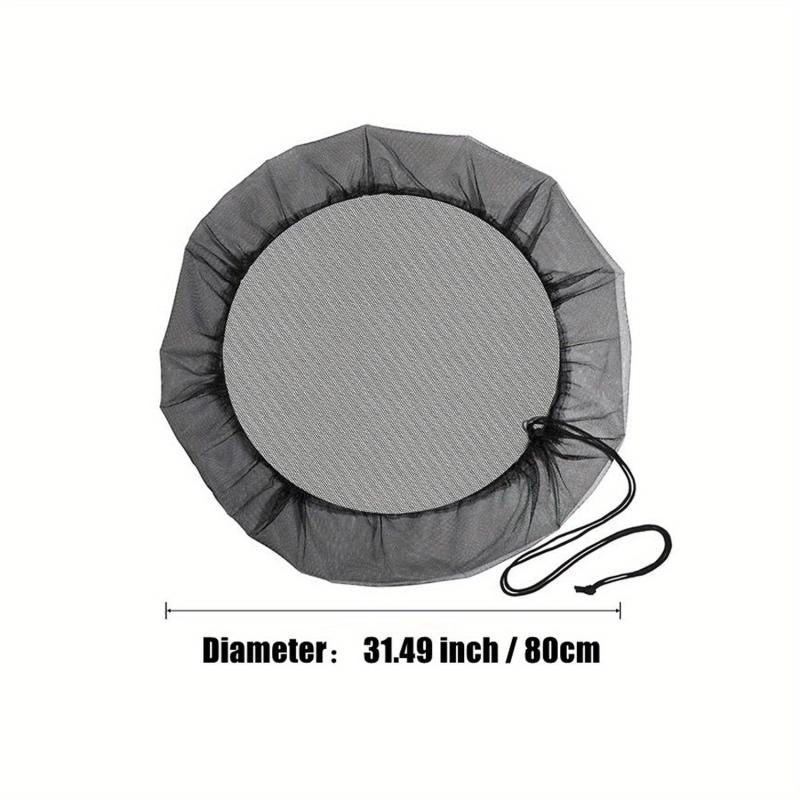 Rain Barrel Mesh Cover Filter Screen with Drawstring, 70 Characters Limit