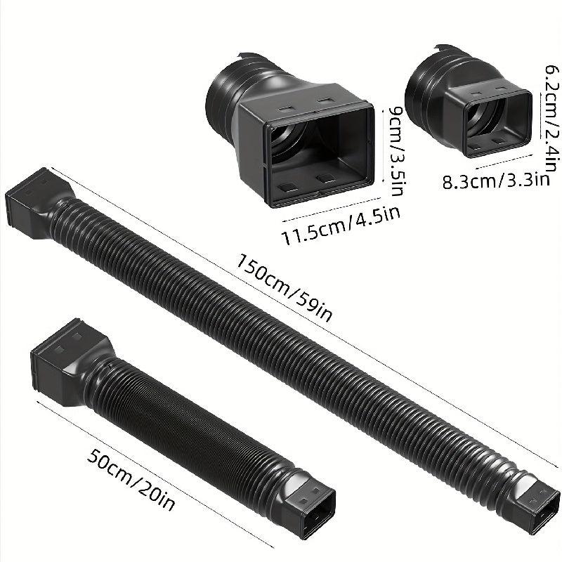 Rain Gutter Downspout Extension 50-144 in