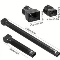 Rain Gutter Downspout Extension 50-144 in