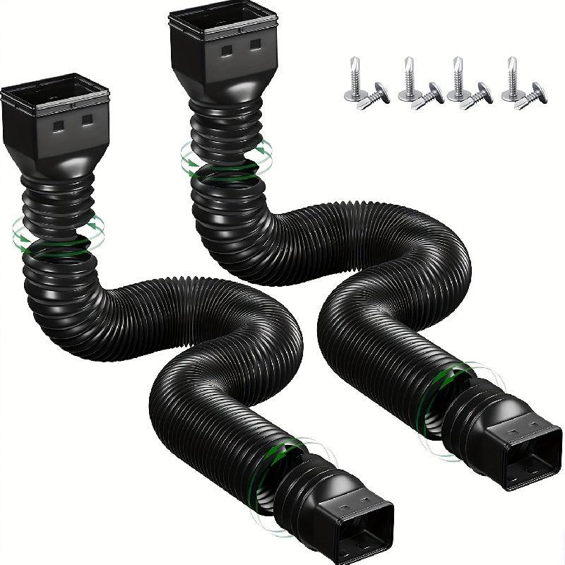 Rain Gutter Downspout Extension 50-144 in