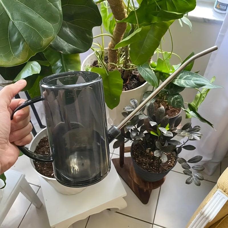 Watering Can with Long Nozzle for Succulent Plants Indoor/Outdoor Cactus Gray