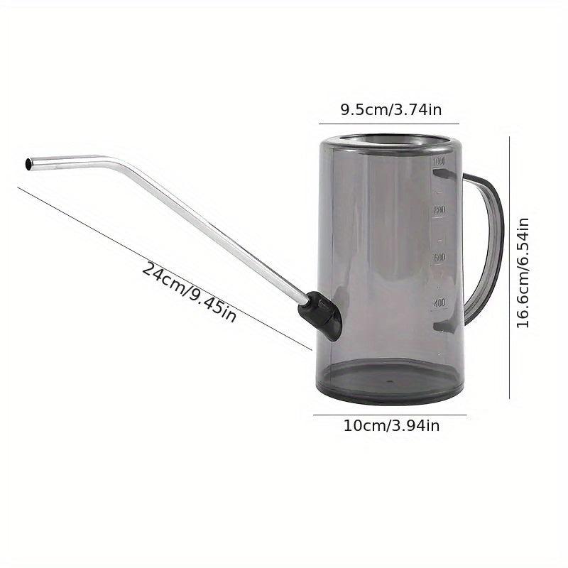 Watering Can with Long Nozzle for Succulent Plants Indoor/Outdoor Cactus Gray