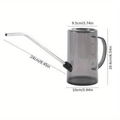 Watering Can with Long Nozzle for Succulent Plants Indoor/Outdoor Cactus Gray