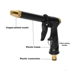 Portable Garden Nozzle High Pressure Spray Gun Water Adjustment