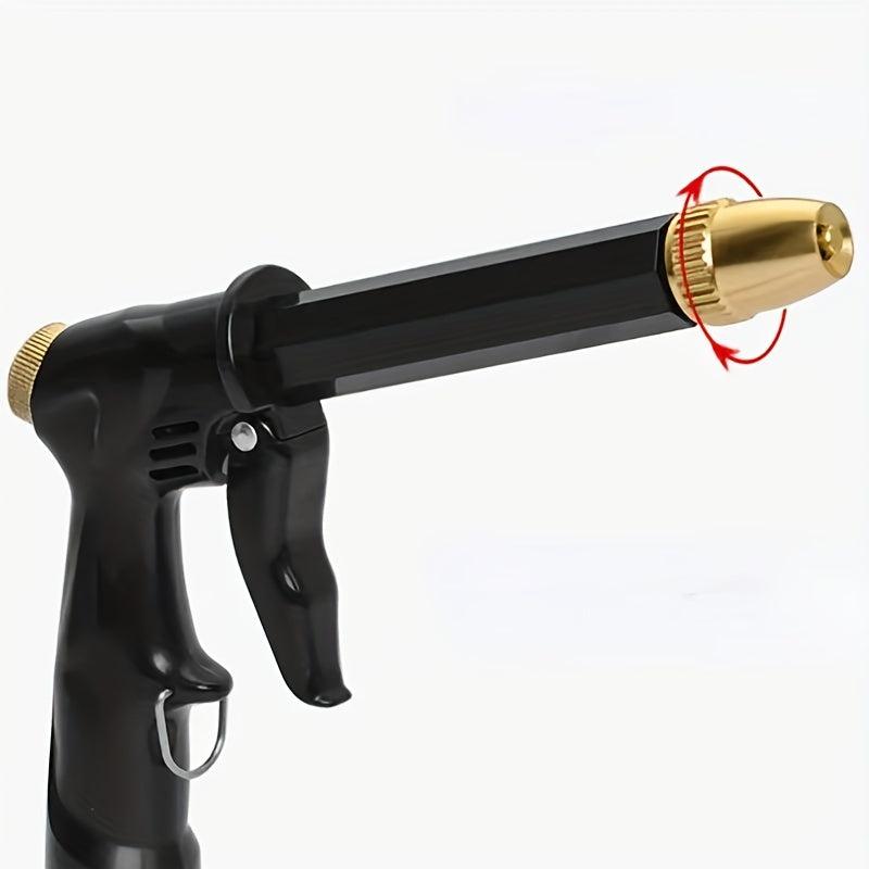 Portable Garden Nozzle High Pressure Spray Gun Water Adjustment