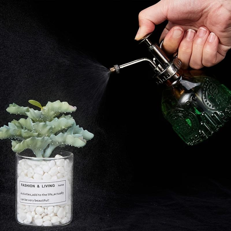 Vintage Plant Spritzer Glass Mister Spray Bottle for Succulent Watering