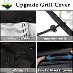 Waterproof BBQ Cover - Outdoor Patio Furniture Cover