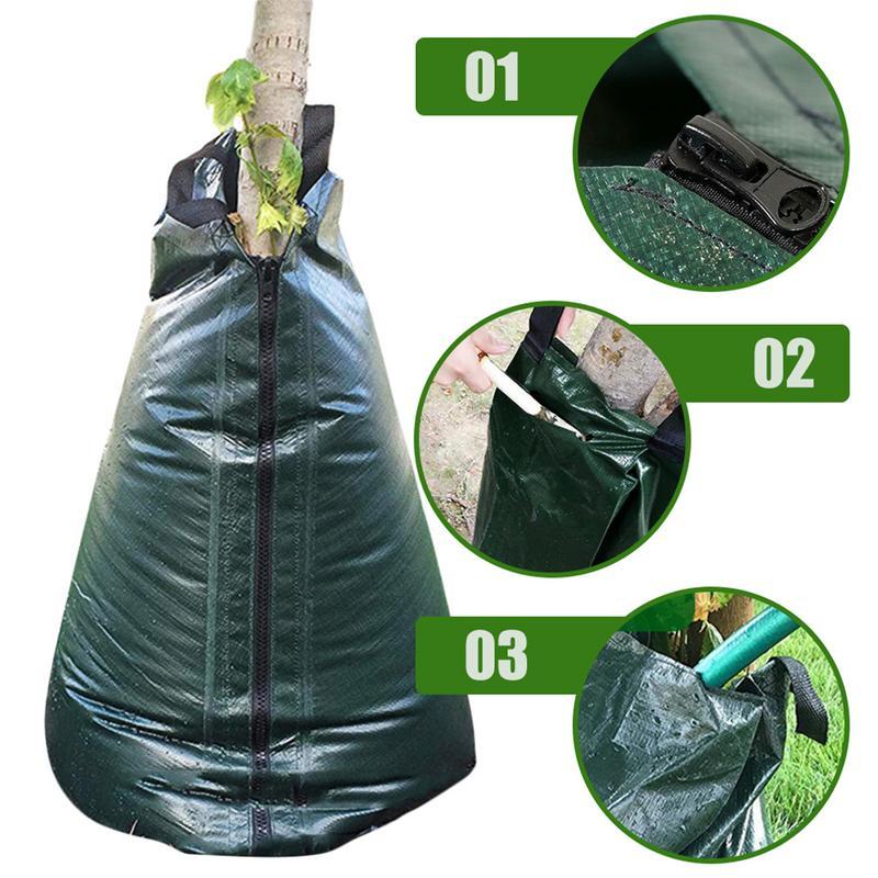 2pcs 20 Gallon Tree Watering Bag Plant Irrigation Bucket Automatic Waterer