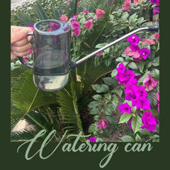 Long Spout Plastic Watering Can Clear Measurable Scale Small Watering Pot