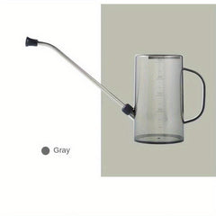 Long Spout Plastic Watering Can Clear Measurable Scale Small Watering Pot