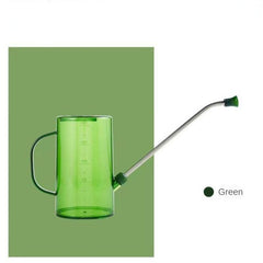 Long Spout Plastic Watering Can Clear Measurable Scale Small Watering Pot