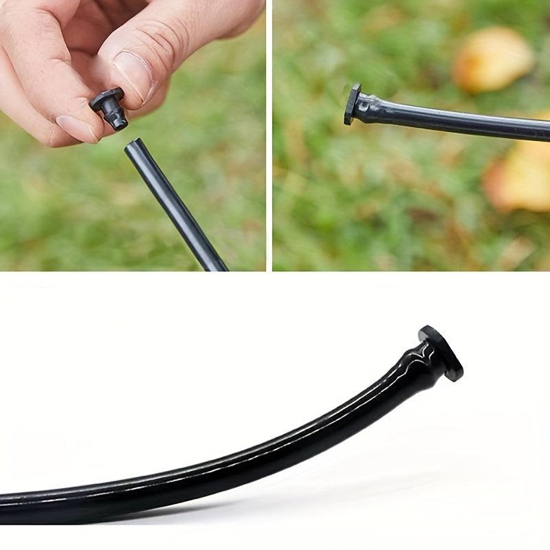 30/50pcs Drip Irrigation 1/4 Inch Barbed End Plugs Drip Line Connecto