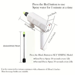 Automatic Plant Sprayer Timer for Effortless Garden Watering