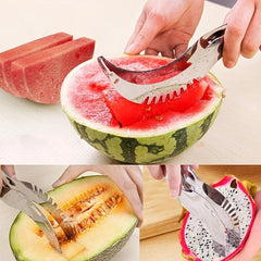 Stainless Steel Watermelon Cutter Salad Fruit Slicer