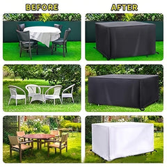 Waterproof Garden Table Cover 420D Oxford Tear Resistant