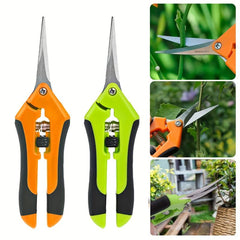 Stainless Steel Garden Pruning Shears for Plants, Fruits, Grape Picking