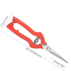 Garden Rose Pruning Shears Straight Blades Stainless Steel