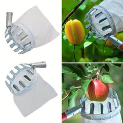 Portable Metal Fruit Picker High Altitude Agricultural Garden Tool