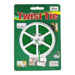Garden Twist Tie Green Plant Soft Ties Plant Support Wire Tie (1 Roll)