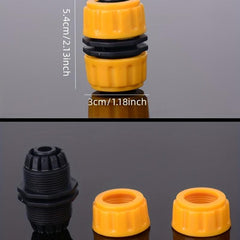 Water Gun Hose Extension Joint with Control Valve Switch