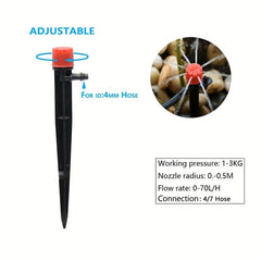 DIY Drip Irrigation Kit with Timer for Garden Hose