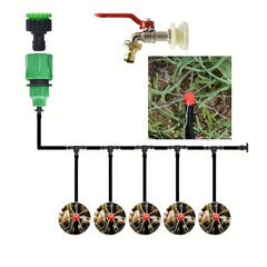DIY Drip Irrigation Kit with Timer for Garden Hose