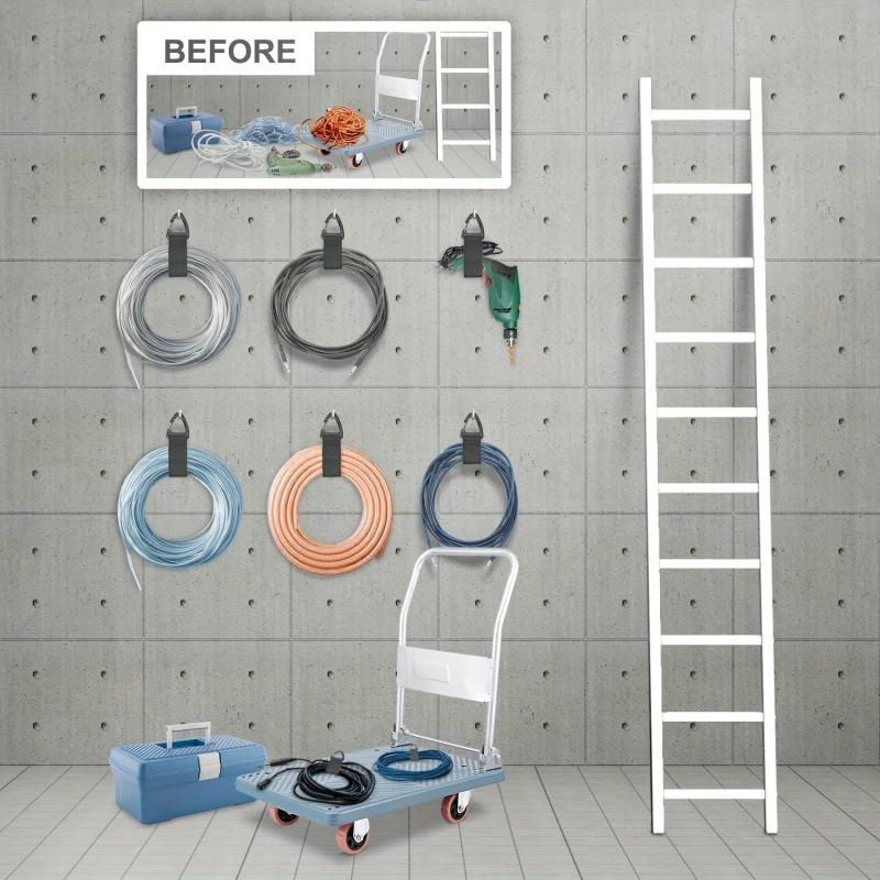 Extension Cord Organizer Holder For Garage Storage